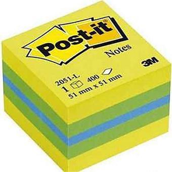 Post-it Yapışkanlı Not Kağıdı Mini Küp Sarı Tonlari 400 Yaprak 51,8 x 51,8mm 