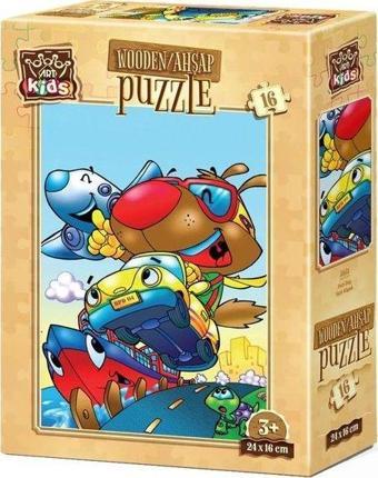 Art Kids Hızlı Köpek 16 Parça Ahşap Puzzle 5851