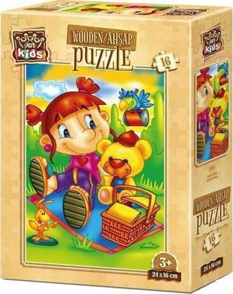 Art Kids Misafir Kuş 16 Parça Ahşap Puzzle 5855