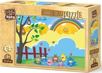 Art Kids Banyo Zamanı 25 Parça Ahşap Puzzle 5874