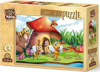 Art Kids Şarkıcı Arı ve Orkestrası 50 Parça Ahşap Puzzle 5883