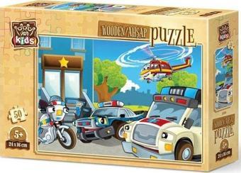 Art Kids Koruyucu Ekip 50 Parça Ahşap Puzzle 5890