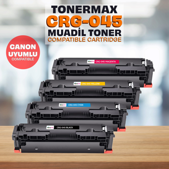 Canon i-Sensys MF-635cx Muadil Toner Seti / CRG-045