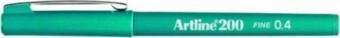 Artline İnce Uçlu Yazı Ve Çizim Kalemi Fineliner 0.4 MM Koyu Yeşil EK-200 12 Li (1 Paket 12 Adet)