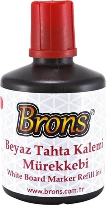 Brons Tahta Kalem Mürekkebi 100 CC Kırmızı Tahta Kalem Mürekkebi (6 Lı Paket)