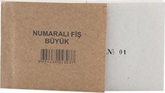 Dilman Numaralı Fiş Büyük Sipariş Fişi (24 Lü Paket)