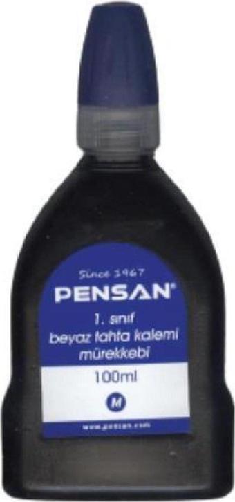 Pensan Tahta Kalemi Mürekkebi Mavi 100 ml Tahta Kalem Mürekkebi