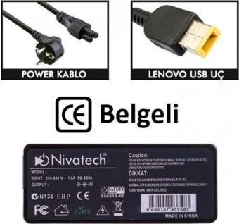 Nivatech BC936 LENOVO 20V 4,5A USB Adaptör