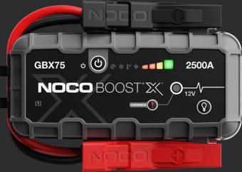 Noco Boost X GBX75 12V 2500 Amper Lityum Akü Takviye + Powerbank + Led Lamba  + Eva Çanta