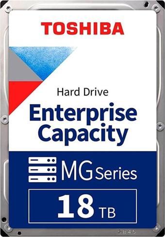 Toshıba Mg09Aca18Te Mg Series 3.5" 18Tb 7200Rpm 512Mb Sata Enterprise 7/24 Harddisk