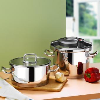 Aryıldız Touch & Cook Kanka Düdüklü Tencere Seti 6 + 4 Litre