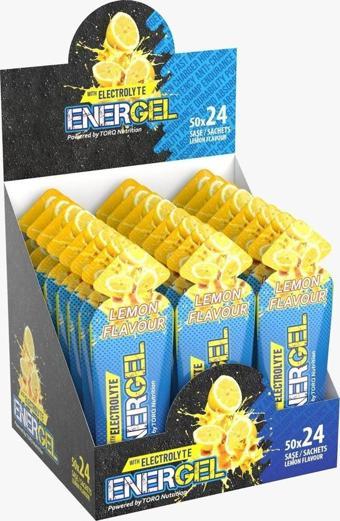 Torq Nutrition ENERGEL Electrolyte - Enerji ve Performans Jeli 50 Gr 24 Adet - Limon