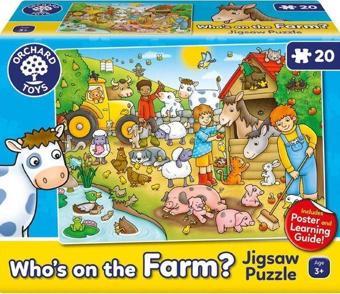 Orchard Who'S On The Farm Çocuk Puzzle