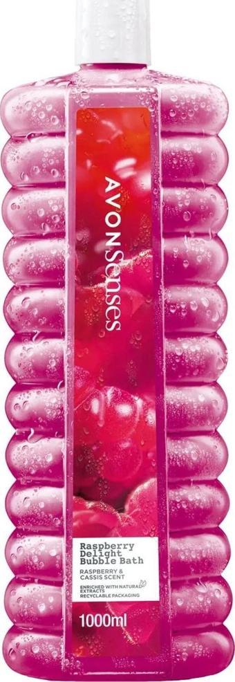 Avon Senses Raspberry Delight Ahududu ve Frenk Üzümü Kokulu Banyo Köpüğü 1 Lt.