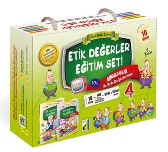 4.Sınıf Etik Değerler Eğitim Seti - 10 Kitap Takım - Sara Gürbüz Özeren - Damla Yayınevi