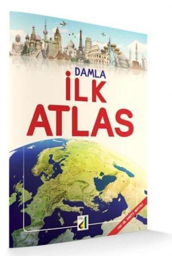 Damla İlk Atlas Yaz - Sil Harita Hediyeli - Kolektif  - Damla Yayınevi