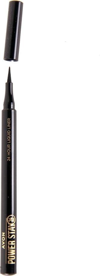 Avon Power Stay Likit Liner Blackest Black