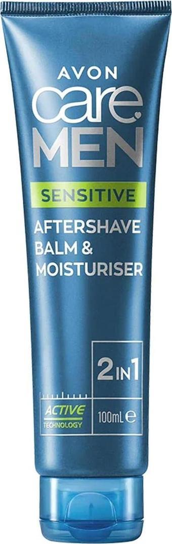 Avon Care Men Sensitive 2'si 1 Arada Tıraş Sonrası Balsam ve Nemlendirici 100 Ml.