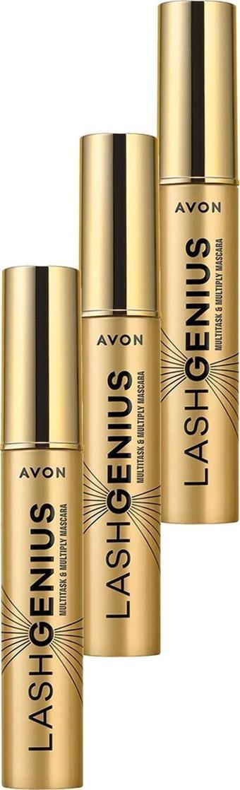 Avon True Lash Genius 5 Etkili Maskara 10 Ml. Üçlü Set