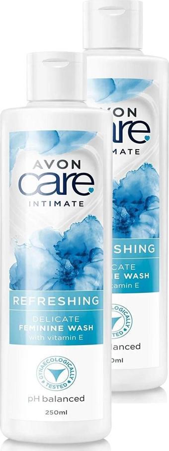 Avon Care Intimate Refreshing E Vitamini İçeren Dış Genital Bölge Temizleyici 250 Ml. İkili Set