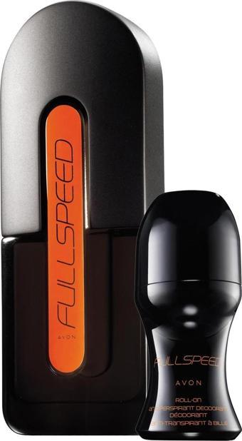 Avon Full Speed Erkek Parfüm Edt 75 Ml. ve Full Speed Erkek Roll On 50 Ml. Paketi