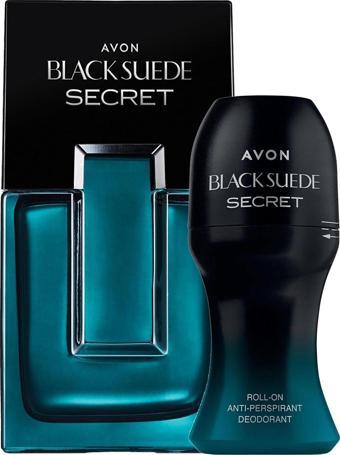 Avon Black Suede Secret Erkek Parfüm ve Rollon Paketi