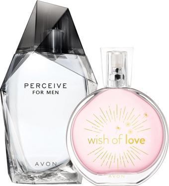 Avon Perceive Erkek Parfüm ve Wish Of Love Kadın Parfüm Paketi