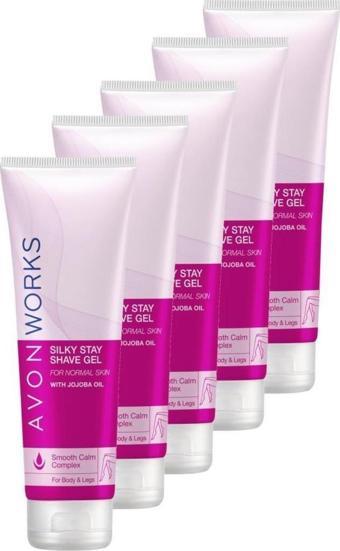 Avon Works Vücut ve Bacaklar için Tıraş Jeli 150 Ml. Beşli Set