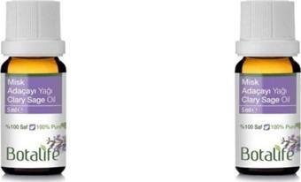 Botalife Misk Adaçayı Yağı ( Clary Sage ) 5 Ml. X 2 Adet Mıskadacayı