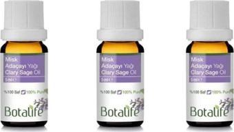 Botalife Misk Adaçayı Yağı ( Clary Sage ) 5 Ml. X 3 Adet Mıskadacayı