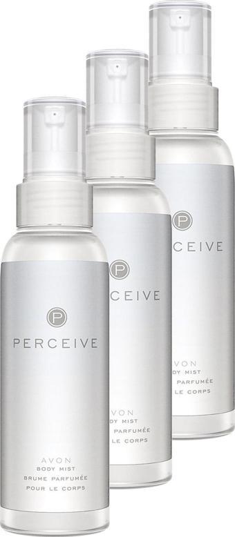 Avon Perceive Kadın Vücut Spreyi 100 Ml. Üçlü Set