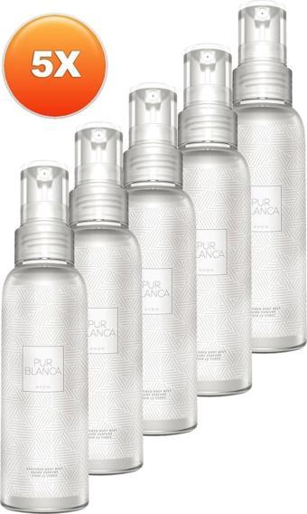 Avon Pur Blanca Kadın Vücut Spreyi 100 Ml. Beşli Set