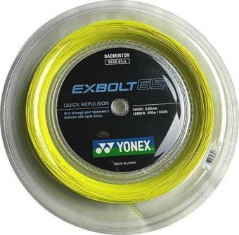 YONEX EXBOLT-65 BADMİNTON KORDAJI SARI (200m)