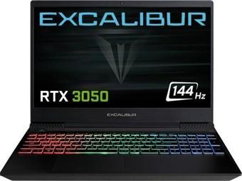 Casper Excalibur G770.1245-BFJ0X-B Intel Core i5 12450H 16GB 1TB SSD RTX3050 Freedos 15.6" FHD 144Hz