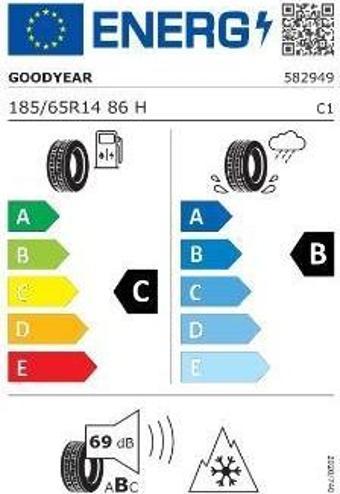 Goodyear 185/65R14 86H Eagle Sport 4 Seasons Oto 4 Mevsim Lastiği (Üretim: 2024)