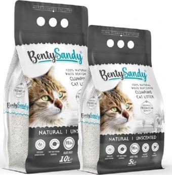 Benty Sandy Natural 10lt Kedi Kumu