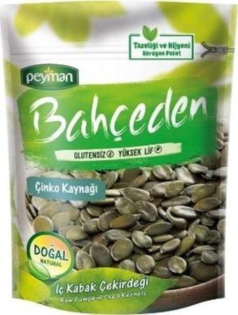 Peyman Glutensiz Bahçeden Çiğ İç Kabak Çekirdeği 150 Gr. (12'li)