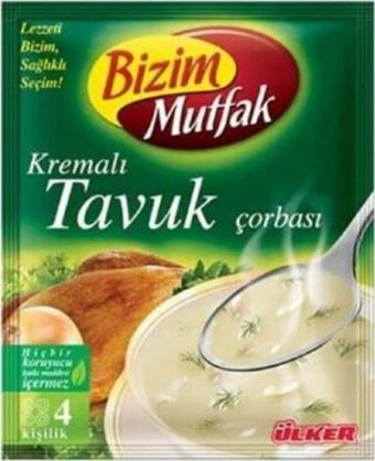 12'li Bizim Mutfak Hazır Kremalı Tavuk Çorba 62 Gr. 6471-6