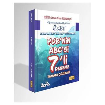 Makro Kitabevi 2024 ÖABT PDR'nin ABC'si Psikolojik Danışma ve Rehberlik 7 Deneme Çözümlü Makro Kitabevi - Makro Kitabevi