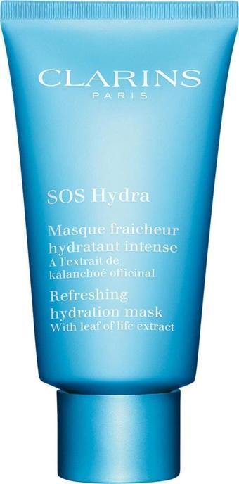 Clarins Mask Sos Hydra Retail 75 ml - Çok Kuru Ciltler Için Yüz Maskesi