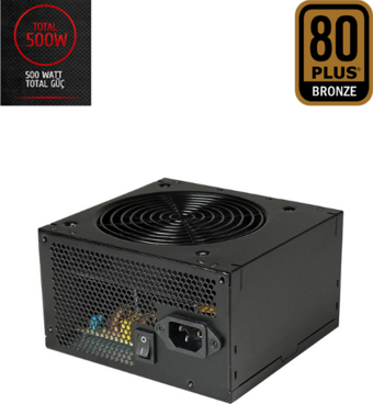 XASER 500W 80+ Plus Bronze Power Supply Pc Güç Kaynağı