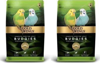 Gold Wings Premium Muhabbet Kuşu Yemi 1 Kg X 2 Adet