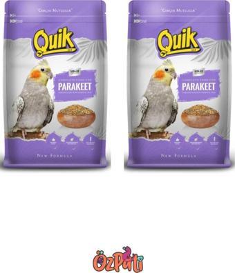 Quik Paraket Cennet Sultan Papağanı Yemi 750 Gr X 2 Adet