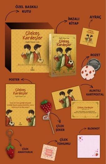 Çilekeş Kardeşler Özel Set - Kutulu - Agah Ensar Can - Otantik Kitap