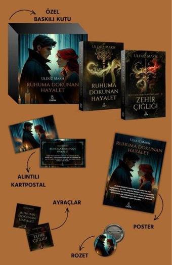 Ruhuma Dokunan Hayalet Özel Seti - 2 Kitap Takım - Kutulu - Ulduz Makh - Otantik Kitap