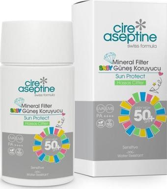Cire Aseptine Mineral Filtreli Güneş Kremi Çocuk & Hassas 50 SPF 50 ml