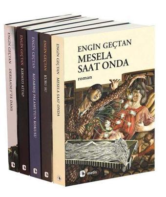 Engin Geçtan Edebiyat Seti 5 Kitap Takım - Hediyeli - Engin Geçtan - Metis Yayınları