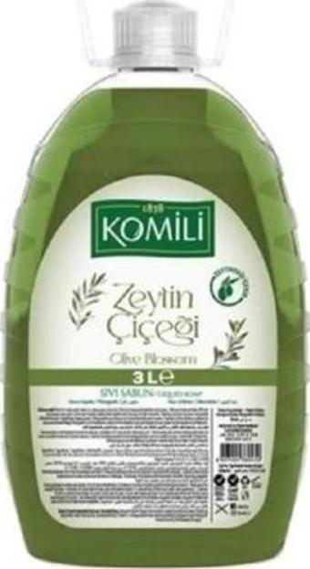 Komili Sıvı Sabun 3 Lt. Zeytin Çiçeği (24'lü)