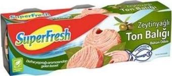 Superfresh Zeytinyağlı Ton Balık 3x75 Gr. (24'lü)