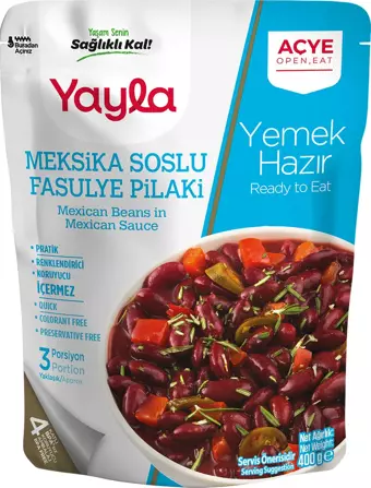 Yayla Yemek Hazır Meksika Soslu Pilaki 400 gr